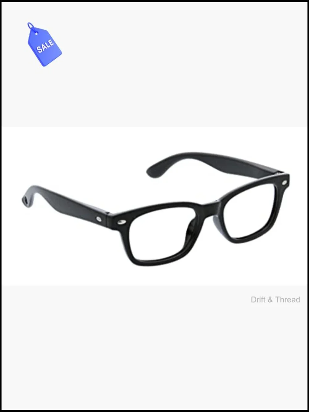 Blue Light Blocking Reading Glasses - UV Protection, Lightweight, Square Frame